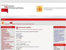 Tablet Screenshot of bip.mcus.pl
